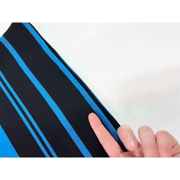 Exclusively Misook Midi Dress Women's Small Multi Color Striped Coastal Preppy - Picture 6 of 9